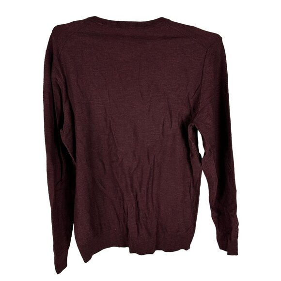 Red Ale By Alesbury Men's Burgundy Heather Sweater XL Crew Neck Long Sleeve - Picture 2 of 6